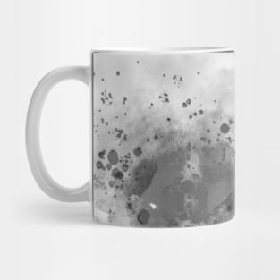 Black Faded Splatter Paint Graffiti Design, made by EndlessEmporium Mug